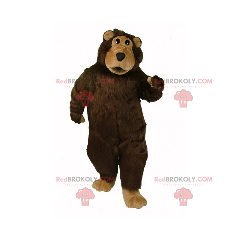 Mascotte dell'orso bruno - Redbrokoly.com Mascotte dell'orso bruno - Redbrokoly.com