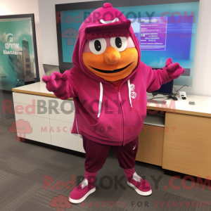 Disfraz de mascota Magenta...