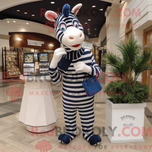 Disfraz de mascota cebra...