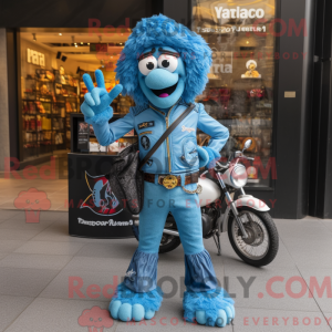 Sky Blue Paella mascot...
