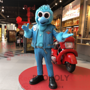 Sky Blue Paella mascot...