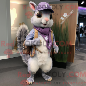 Lavendel egern maskot...