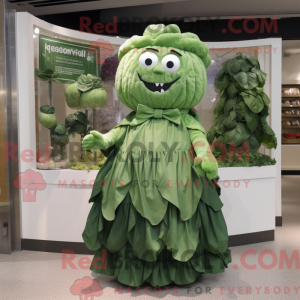Olivenkål maskot kostume...