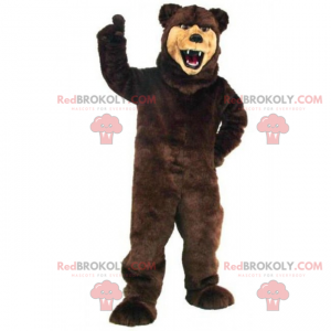 Medvěd maskot béžová tlama - Redbrokoly.com