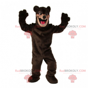 Černý medvěd maskot - Redbrokoly.com