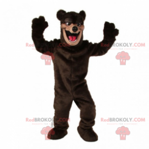 Mascotte d'ours noir - Redbrokoly.com