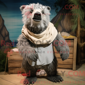 Disfraz de mascota del oso...