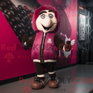 Costume de mascotte Magenta...