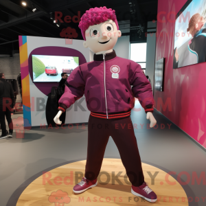 Magenta Guinness maskot...