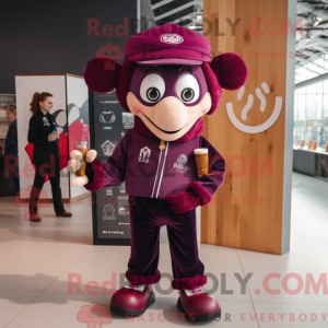 Magenta Guinness maskot...