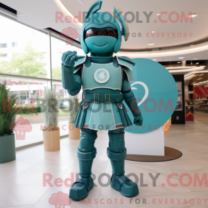 Blågrønn Spartan Soldier...