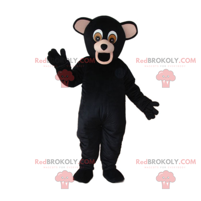 Schwarzbärenmaskottchen mit großen Ohren - Redbrokoly.com Schwarzbärenmaskottchen mit großen Ohren - Redbrokoly.com