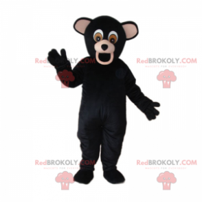 Black bear mascot with big ears - Redbrokoly.com
