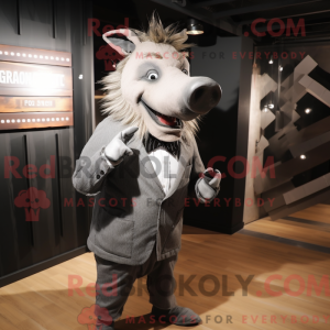 Silver Wild Boar mascot...