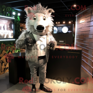 Silver Wild Boar mascot...