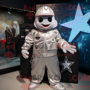 Silver Starfish mascot...