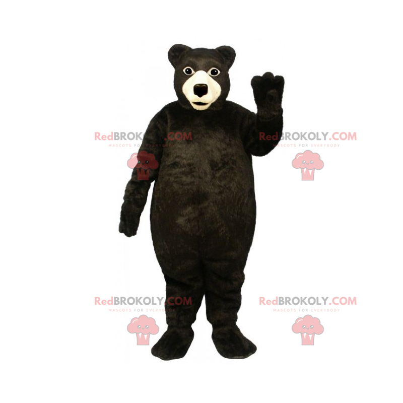 Mascotte classica dell'orso nero - Redbrokoly.com