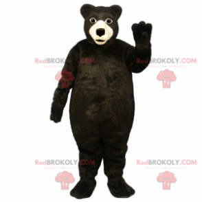 Klassieke zwarte beer mascotte - Redbrokoly.com
