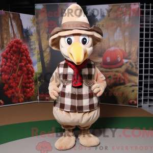 Disfraz de mascota pavo...