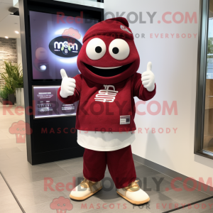 Maroon Pho-mascottekostuum...