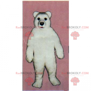 Mascota del oso polar blanco - Redbrokoly.com