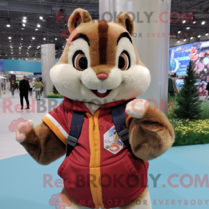 Chipmunk mascottekostuum...