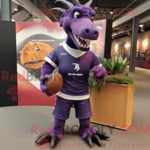 Lilla Spinosaurus maskot...