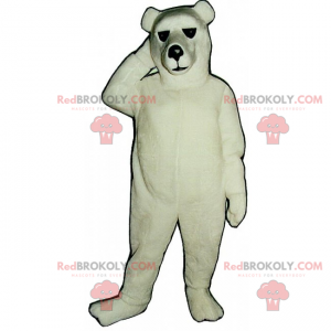 Classic polar bear mascot - Redbrokoly.com