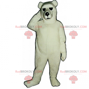 Klasický maskot ledního medvěda - Redbrokoly.com