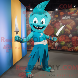Turquoise Knife Thrower...
