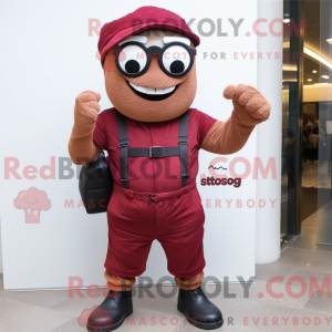 Máscara Maroon Rainbow com...