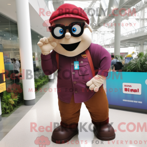 Maroon Rainbow mascot...