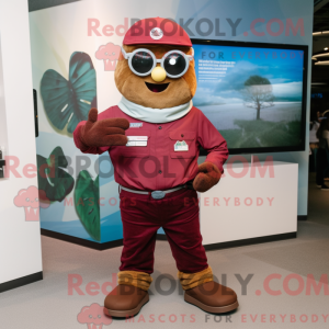 Disfraz de mascota Maroon...