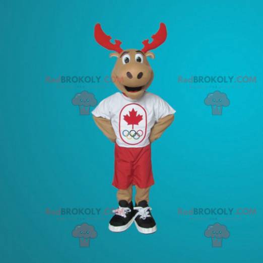 Giant reindeer caribou mascot - Redbrokoly.com