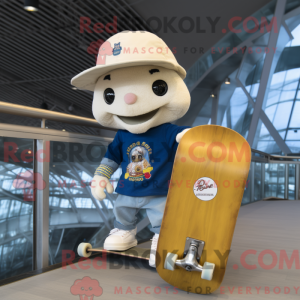 Creme Skateboard maskot...