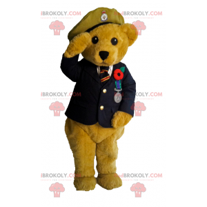 Bear mascot former soldier - Redbrokoly.com