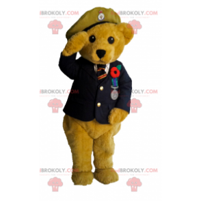 Bear mascot former soldier - Redbrokoly.com