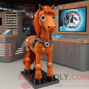 Rust Mare maskot kostyme...