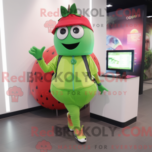 Limegrønn vannmelon máscara...