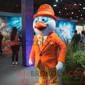 Orange klovnefisk maskot...