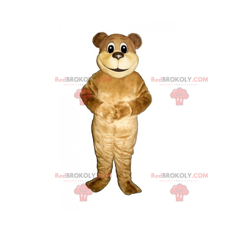 Bear mascot beige hair - Redbrokoly.com
