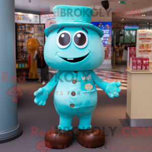 Turquoise Chocolates mascot...