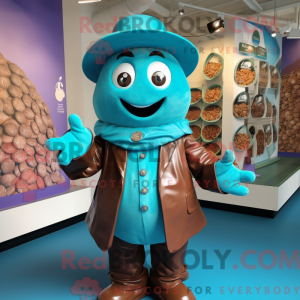 Turkis chokolade maskot...