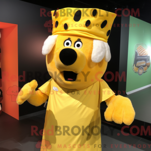 Yellow Shepard S Pie mascot...