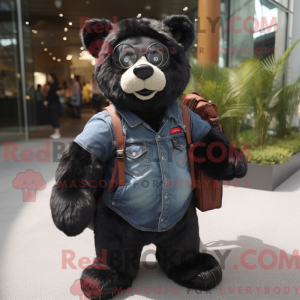 Personaggio mascotte orso...