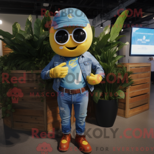 Rust Lemon maskot kostume...