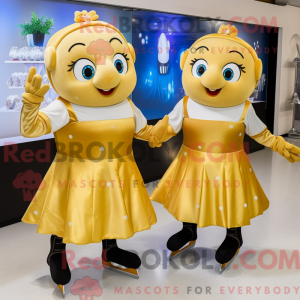 Gouden paar schaatsen...