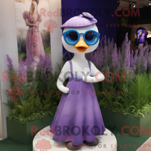 Lavendel Swans maskot...