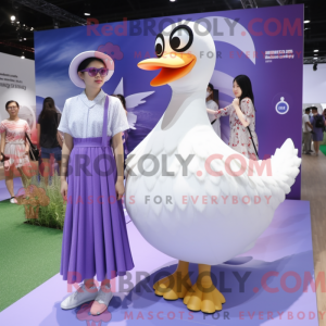Lavendel Swans maskot...