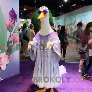 Lavender Swans mascot...